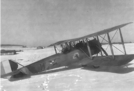 French Salmson Reconnaissance Plane Solar Eclipse