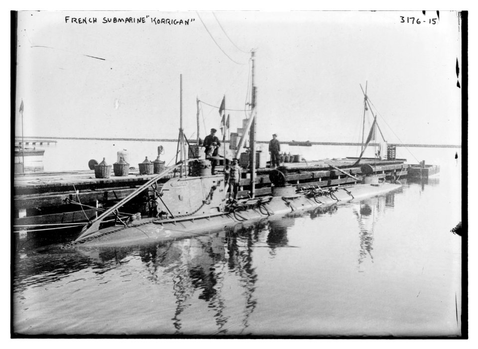 French Submarine KORRIGAN LCCN2014696945