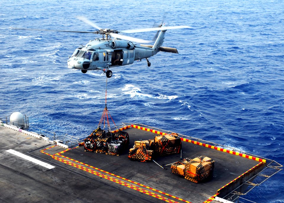Fresh Supplies Brought in for USS Peleliu DVIDS112639