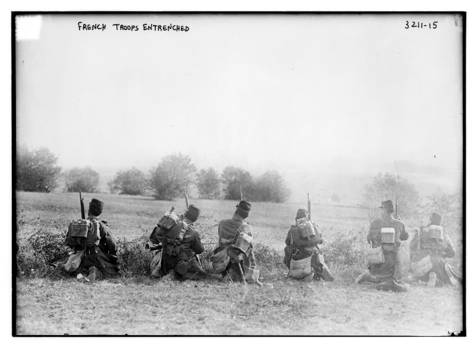 French troops entrenched LCCN2014697226