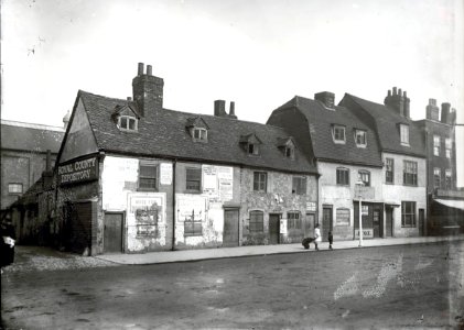 Friar Street, Reading, north side, c. 1896 photo