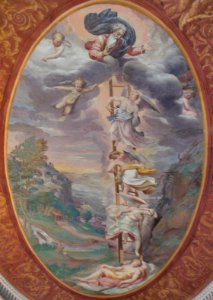 Fresco Jacob's Ladder in Palazzo Farnese Caprarola
