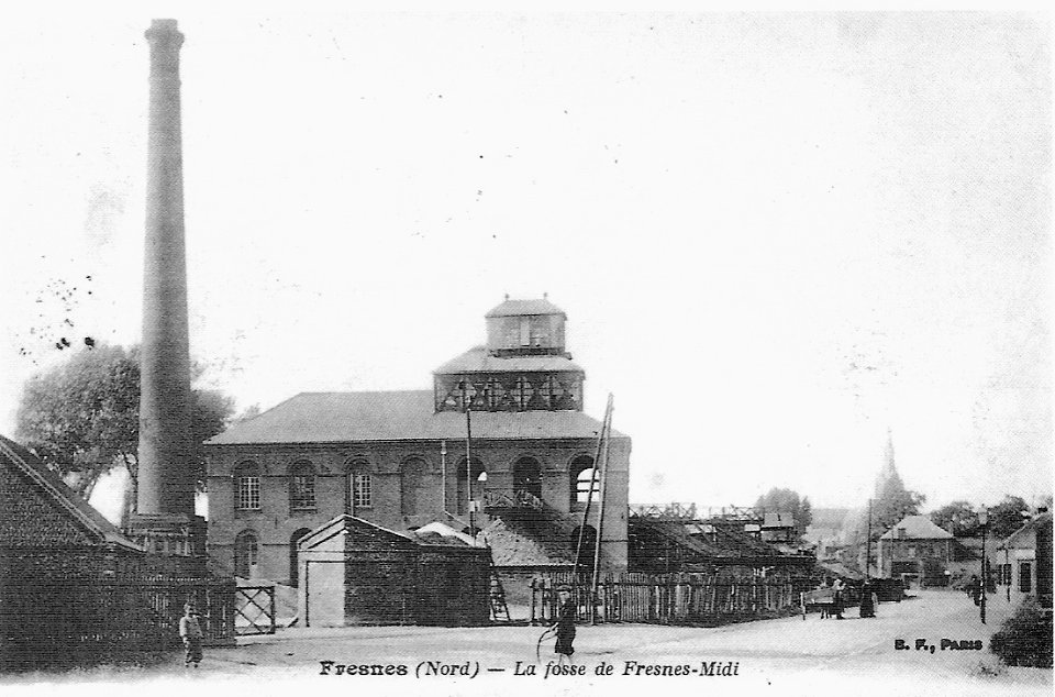 Fresnes - fosse de Fresnes-Midi vers 1900