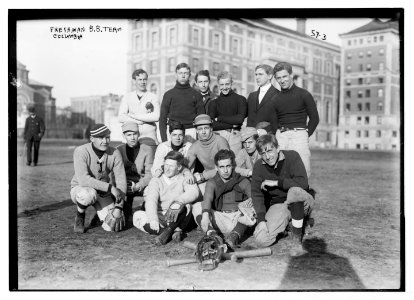 Freshman b.b. (baseball) team, Columbia (University, New York) LCCN2014680281