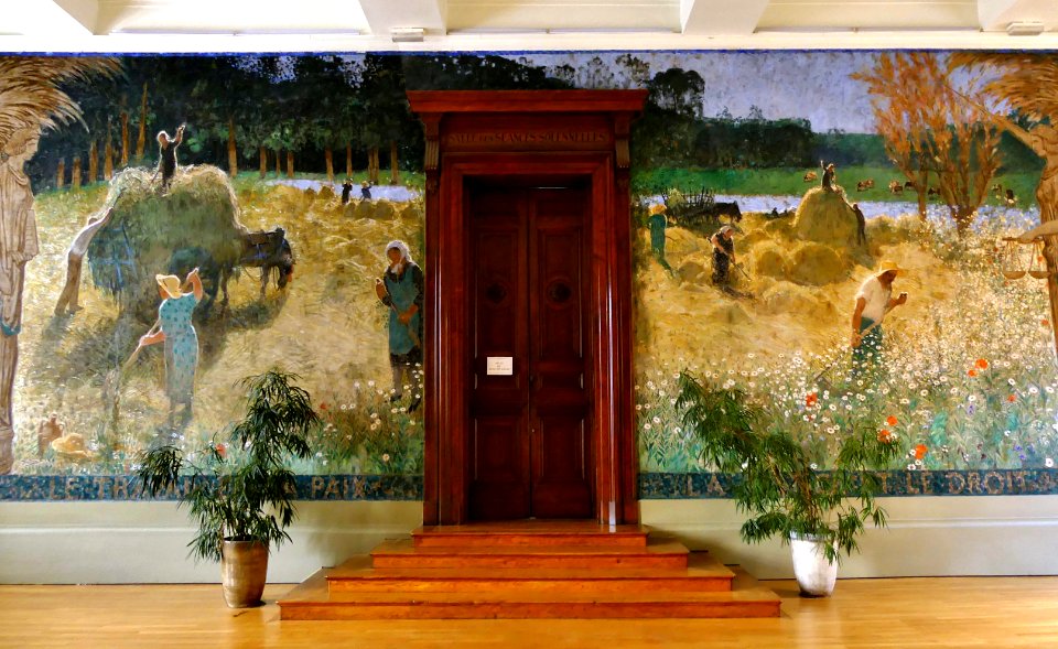 Fresque Salle des pas perdus du Palais de justice de Chambéry