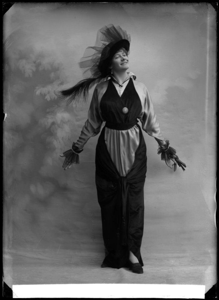 Frida Winnerstrand as Gobette in Borgmästarinnan at Vasateatern 1913 - SMV - GV104