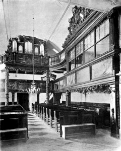 Friedersdorf Inneres der Kirche Blick nach Nordwesten