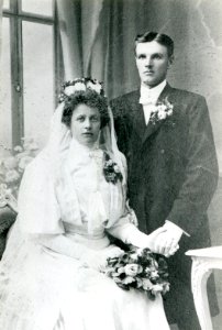 Frida & Erland Ridderstedt 1908 photo