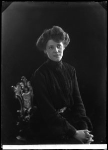 Frida Winnerstrand, actor, portrait 1905 - SMV - NV120