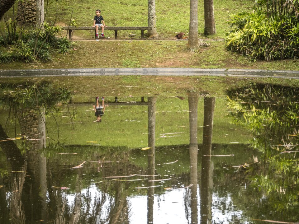 Mirror reflection mirror water