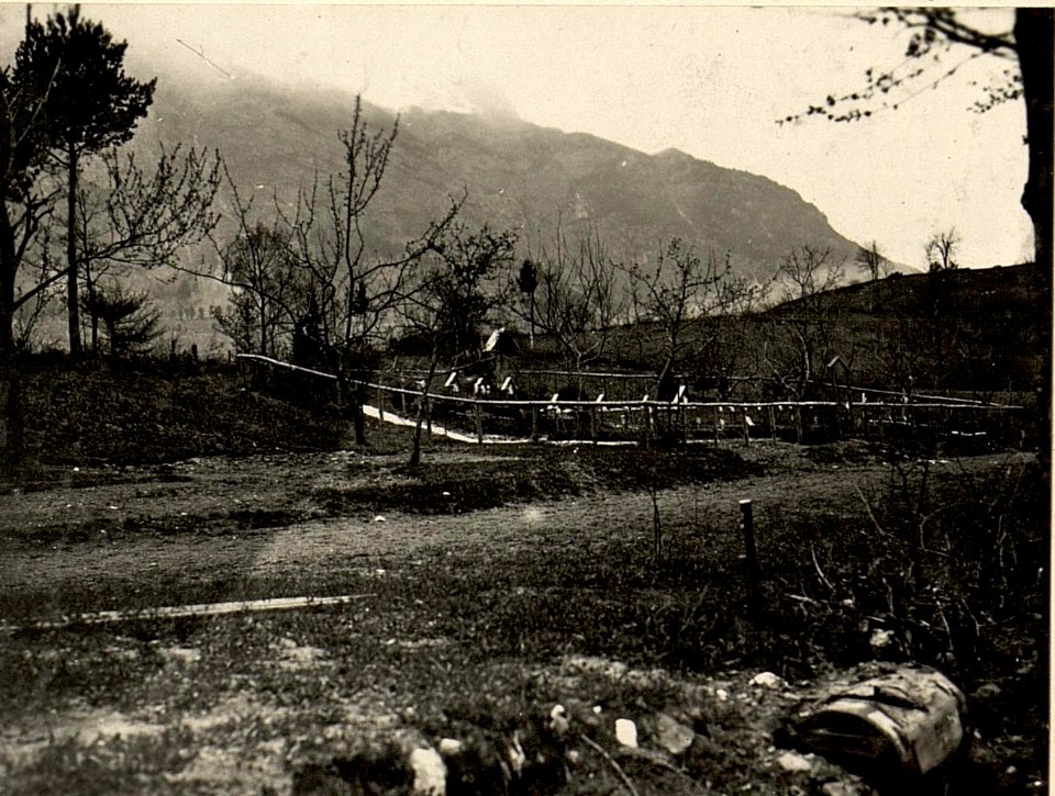 Friedhof am Ravelnik. Aufgenommen am 12. April 1916. (BildID 15470518)