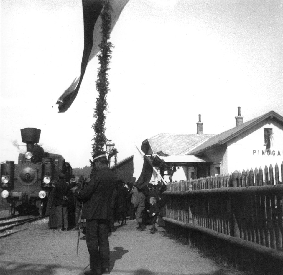 Friedberg-Pinggau - Eröffnung der Wechselbahn, 1910