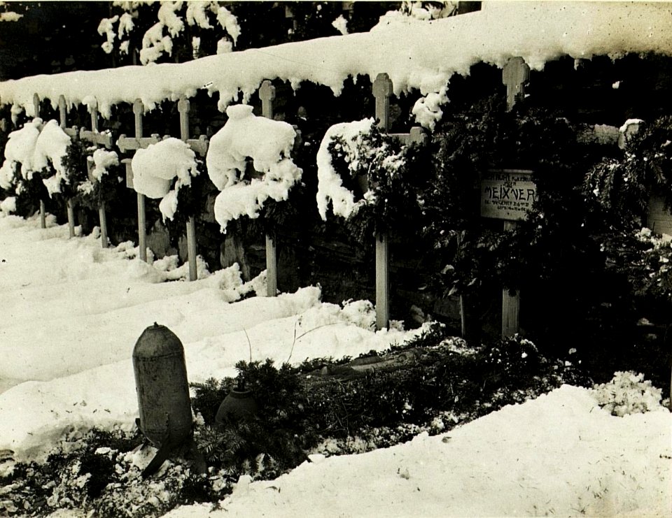 Friedhof am Freikofel. (12-I.1917.) (BildID 15499168)