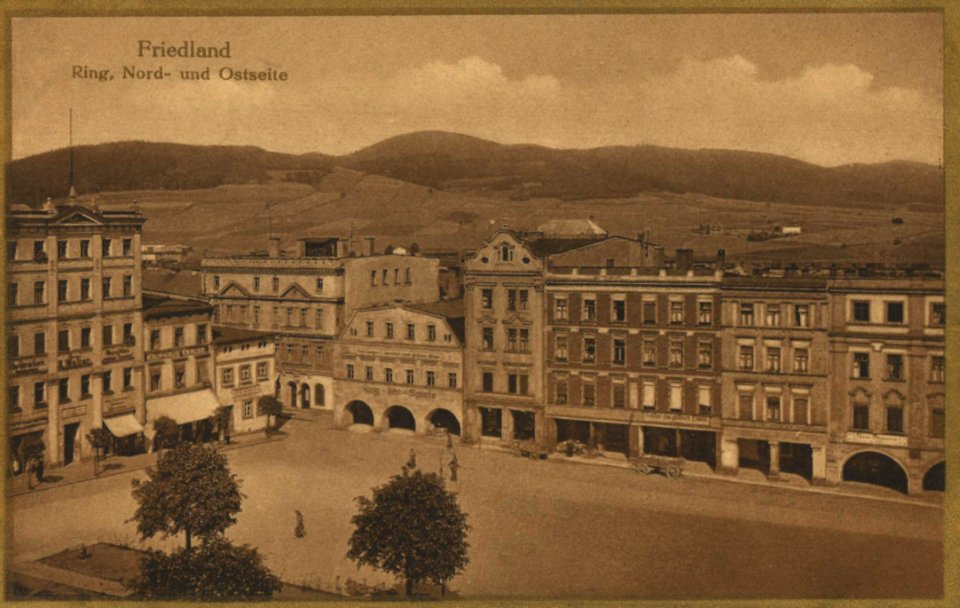 Friedland, Schlesien - Ring, Nord- und Ostseite (Zeno Ansichtskarten)