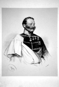 Friedrich Karl Schwarzenberg 1846 Litho photo