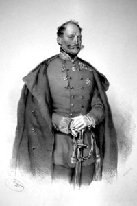 Friedrich Karl Schwarzenberg 1854 Litho