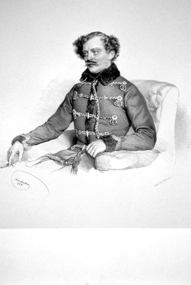 Friedrich Liechtenstein 1845 Litho