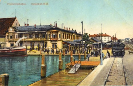 Friedrichshafen-hafenbahnhof-1900 photo
