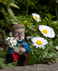 Clown daisy figure