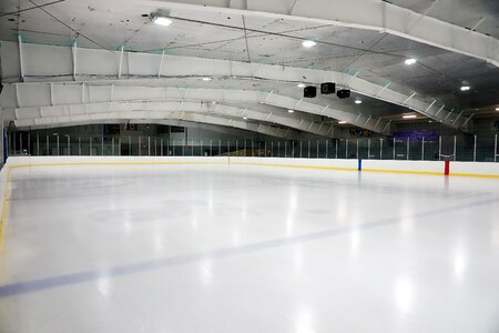 Rink arena ceiling