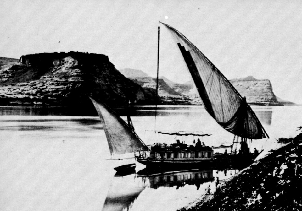 Frith, Francis - Das Boot mit dem Francis Frith bis zum 2. Katarakt des Nils reiste (Zeno Fotografie)