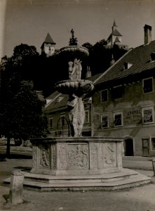 Friesach, Brunnen am Markte. (BildID 15509396)
