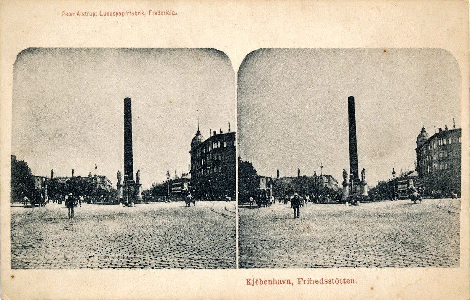 Frihedsstøtten, 1896-1912