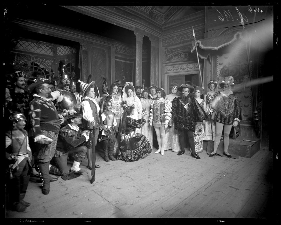 Frihetsbröderna, Vasateatern 1899. Föreställningsbild - SMV - V026
