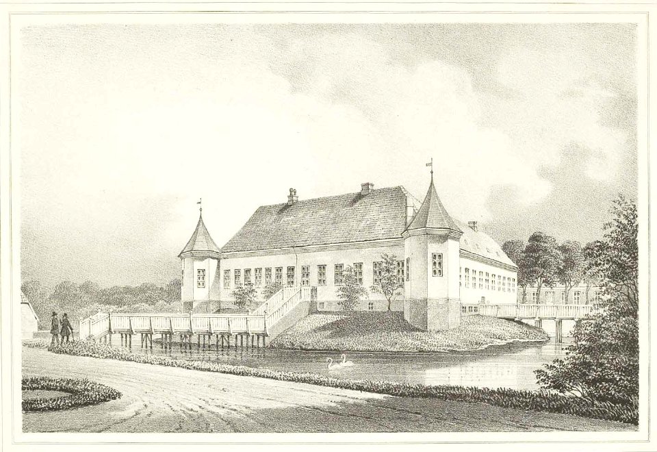 Frijsenborg by F. Ricardt 1851