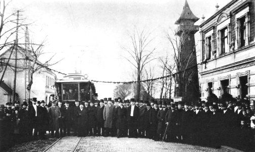 Frintrop, Einweihung Straßenbahn