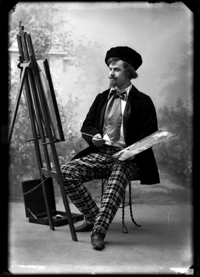 Frithiof Strömberg in Musette at Oscarsteatern 1908 - SMV - GS100