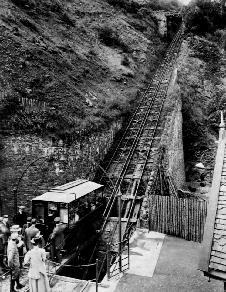 Frith, Francis - Die Lynmouth Bergbahn (Zeno Fotografie)