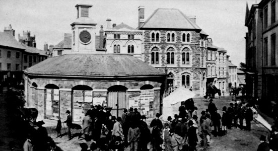 Frith, Francis - Launceston, Marktplatz (Zeno Fotografie)
