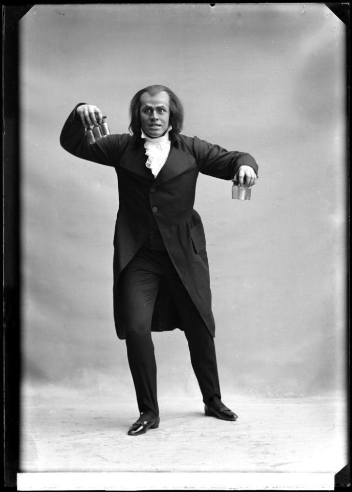 Frithiof Strömberg in Hoffmanns äventyr at Oscarsteatern 1907 - SMV - GS097