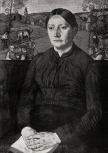 Fritz Boehle - Bildnis einer Bäuerin photo