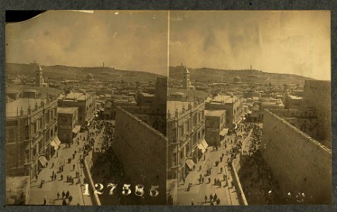 From Jaffa Gate clock tower east over center of Jerusalem LCCN2004672889