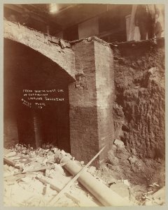 From north west cor. of excavation looking south east, plate 13 - Brady Photo. LCCN2015647155