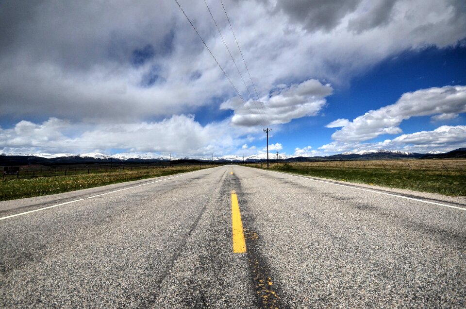 Landscape countryside horizon