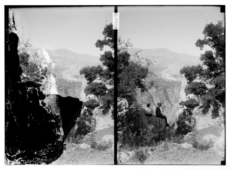 From Tripoli to cedars of Lebanon. Bsherreh from Wadi Kadesha LOC matpc.06088