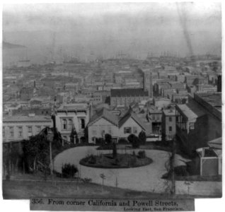 From corner California and Powell Streets, looking East, San Francisco LCCN2002721332