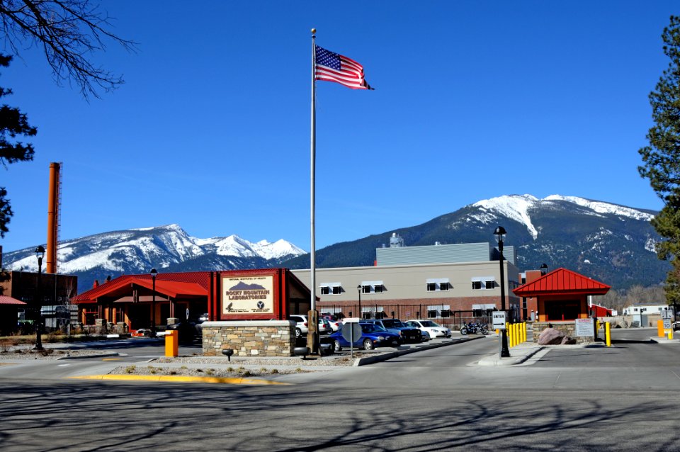 Front entrance Rocky Mountain Laboratories