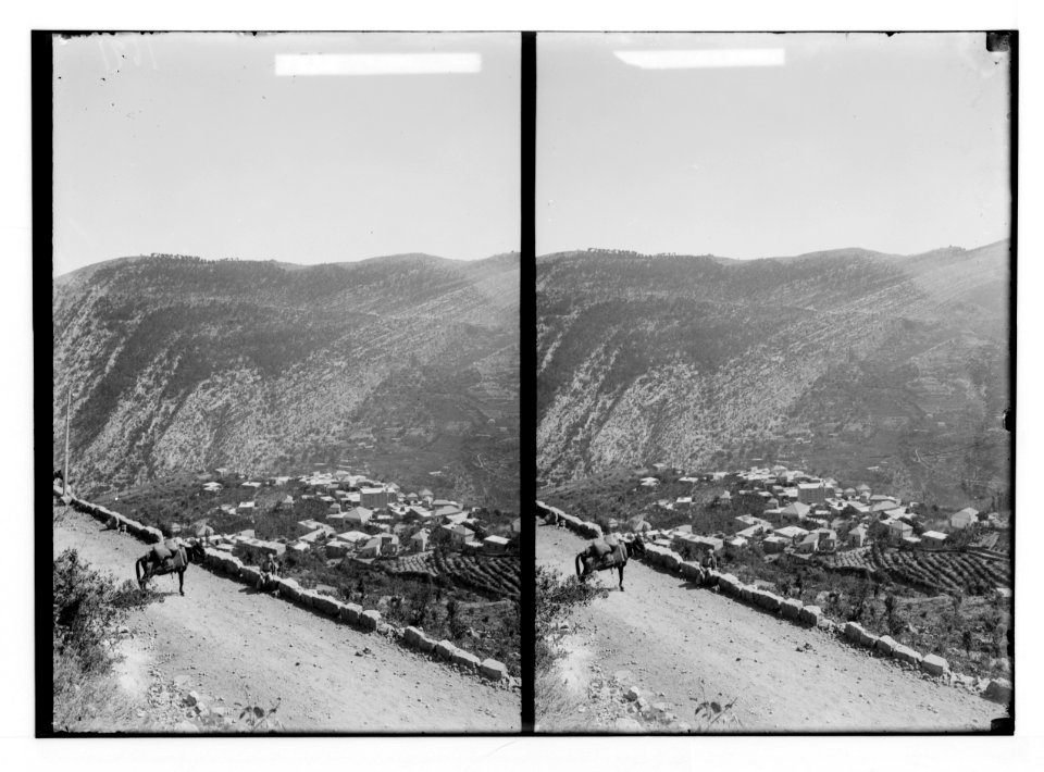 From Tripoli to cedars of Lebanon. Tirza; typical Lebanon village LOC matpc.02131