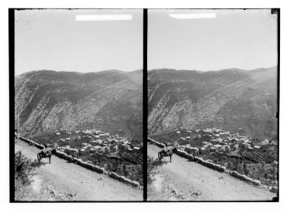 From Tripoli to cedars of Lebanon. Tirza; typical Lebanon village LOC matpc.02131