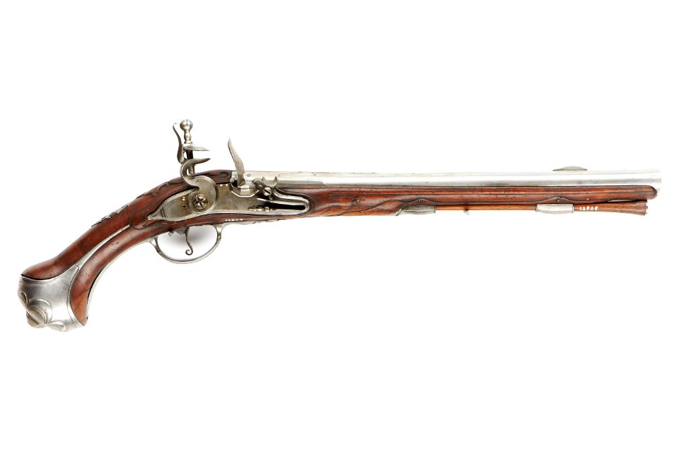 Fromery, flintlåspistol, 1715-1730 - Skoklosters slott - 90777