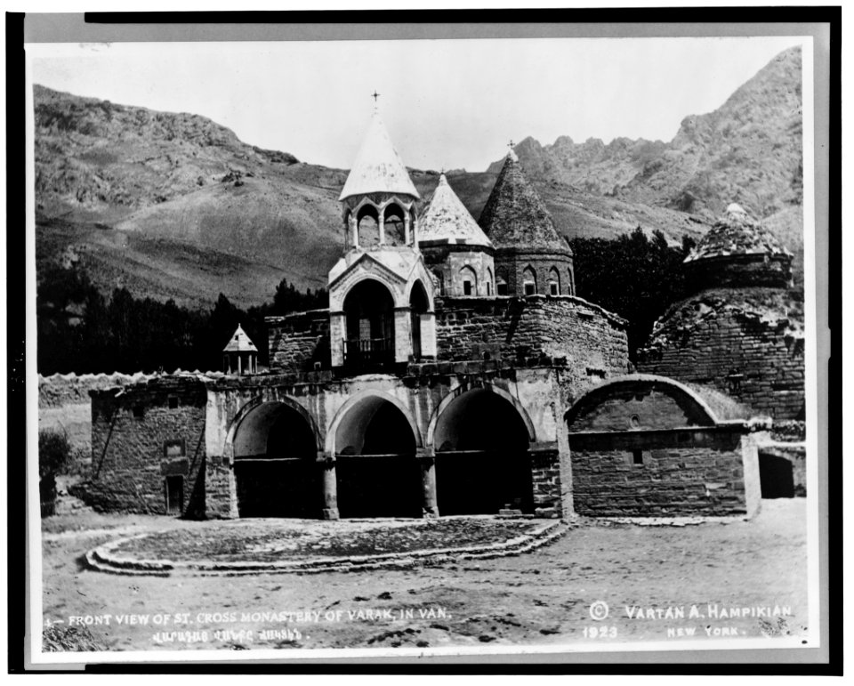 Front view of St. Cross Monastery of Varak (i.e, Varagavank), in Van LCCN2002697887
