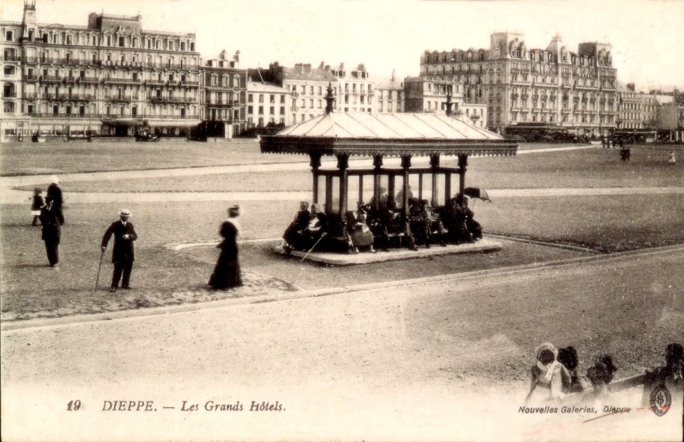 Front de mer ancien de Dieppe