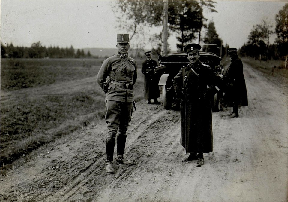 Frontbesuch des bulgarischen Zaren Ferdinand I., Rückfahrt von der Front (BildID 15550720)