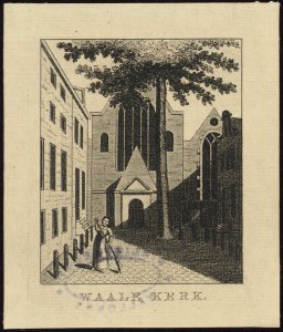 Front view of a Walloon Church BWB-1 UB Leiden