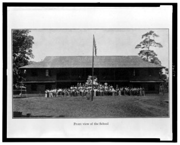 Front view of the school LCCN2006680350