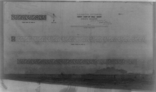 Front view of wall seats LCCN2002718532